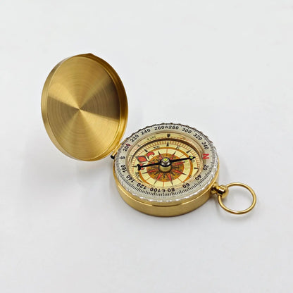 Glow-in-the-Dark Metal Pocket Compass | Camping Survival & Hiking Navigation |  Hiking Compass