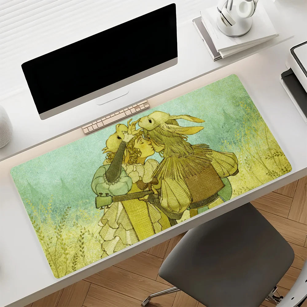 Singer Yaelokre Origins Mouse Pad Non-slip Rubber Gamer Balance Computer Mat Decoracion Deskmat Laptop Office Large
