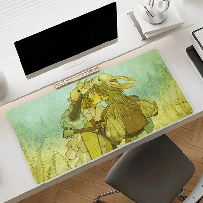 Singer Yaelokre Origins Mouse Pad Non-slip Rubber Gamer Balance Computer Mat Decoracion Deskmat Laptop Office Large