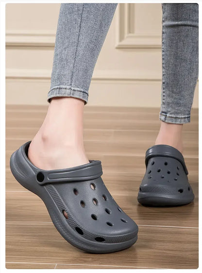 2026Summer Men Clogs Sandals Men's and Women's Leisure Slippers Beach Slides Home Garden Shoes Outdoor Sandals Plus Size46 47 48