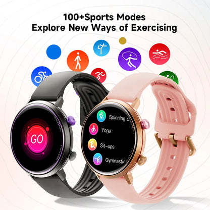 Big Price! Women's Smartwatch 50M Waterproof for Swimming Blood Pressure Sleep Heart Monitoring Diverse Sports Tracking