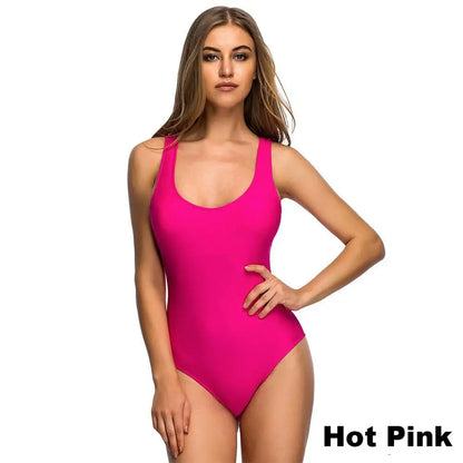 S - 6XL Sexy Female Plus Size Large Size One Piece Swimsuit Backless Monokini Swimwear Women Bather Bathing Suit Swim V128C