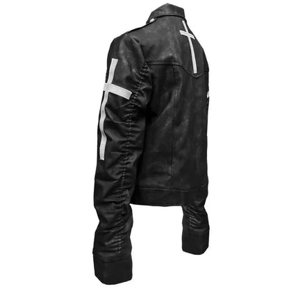 American Vintage Subculture Punk Jacket Long Sleeve Black Coat Slim Gothic Streetwear Casual Outerwear Daily Outfits 2026