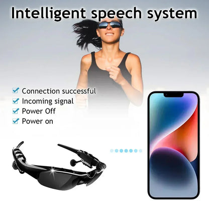 5.0 Smart Bluetooth Audio Sun Glasses Cycling Driving Glasses Surround Sound Headphones Listen Music Call Polarized Sunglasses