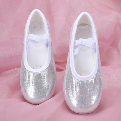 Casual Children's Ballet Shoes Pointe Dance Wear Stage Kids Shoeses Ballerina Shoes Girls Dancing Shoes Yoga Elegant