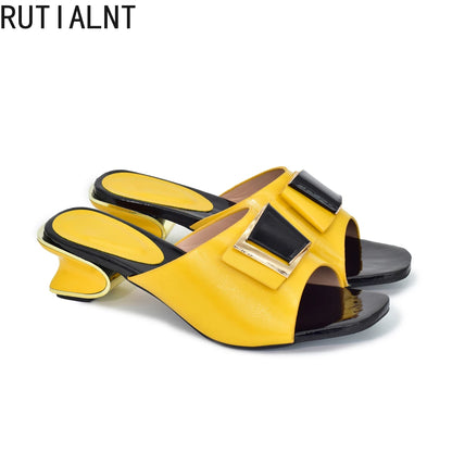New Arrival African Women Wedding Shoes Decorated with Rhinestone Italian Pumps Women Shoe Ladies Sandals with Heels Party Pumps