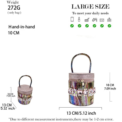 Queena Yan Newest Sweet Style Pink Color High Heels With Colourful Bucket Bag Fashionable Womens Footwear And Accessories Set