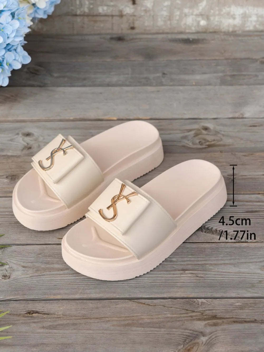Slippers Luxury Shoes Women Platform Design Slides Fashion Letters Ladies Shoes Casual Slipper Outside Non-slip Slippers Sandals