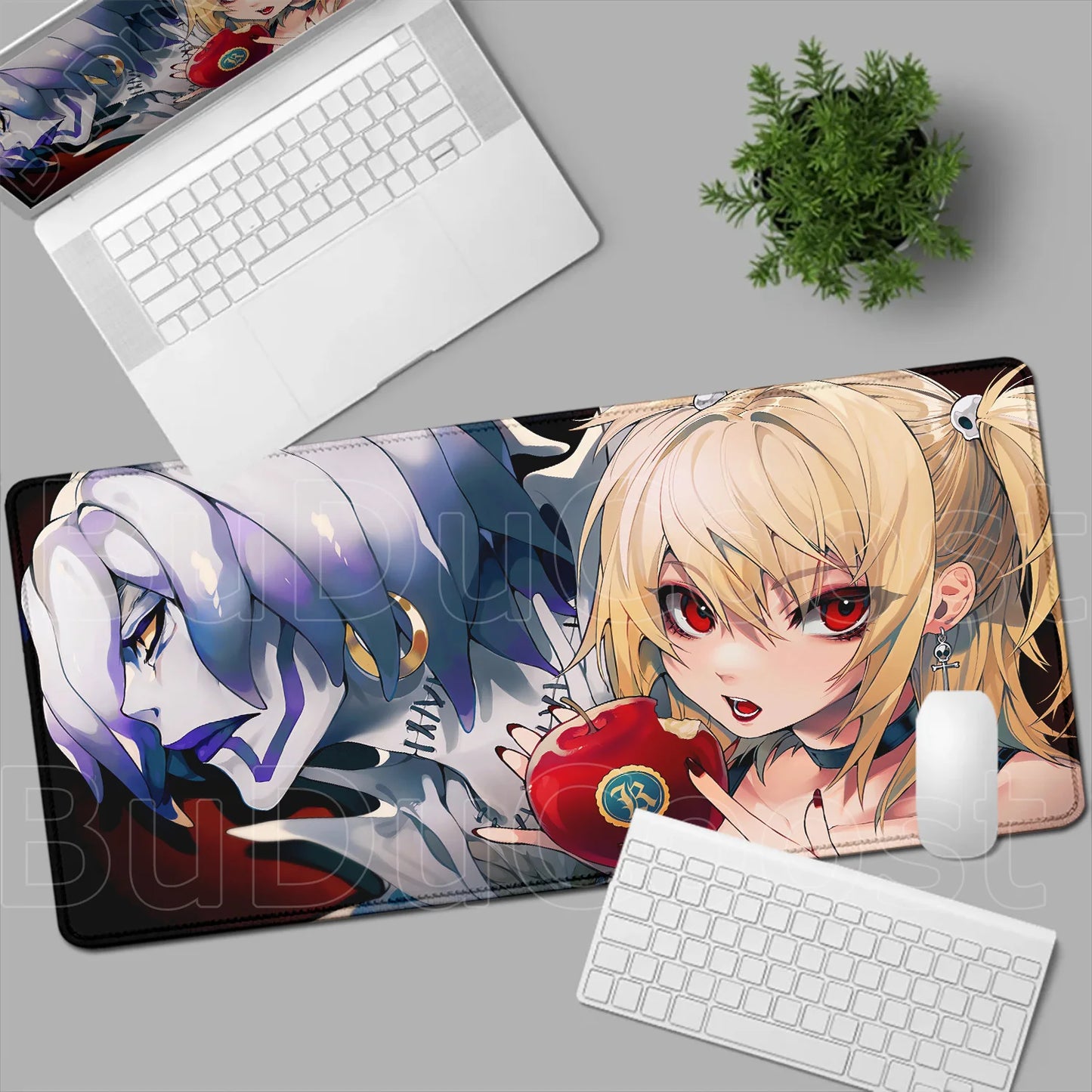 New Misa Amane Light Yagami Desk Mat Death Note Anime Mousepad Computer Gamers Lock Edge Mouse Pad Gaming E-sports Keyboard Pads