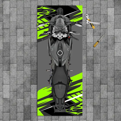 VIKAMA motorcycle garage floor mat display mat non-slip greasy carpet motorcycle enthusiast studio home decoration