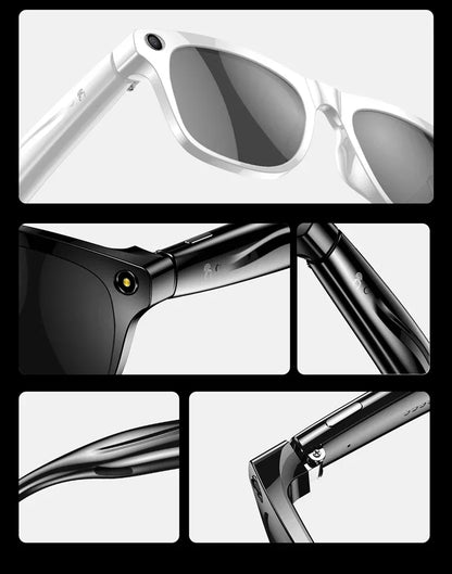8K AI Smart Glasses With 100MP Camera Chat GPT Touch Sport Sunglasses Bluetooth Call Video Music Player ForMen Women