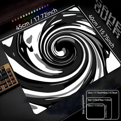 Fluid Mouse Pad 22X18 40X45 Square Computer Accessories Office Game Table Mats Rubber Anti-slip Mousepads Small Decor Desk Pads