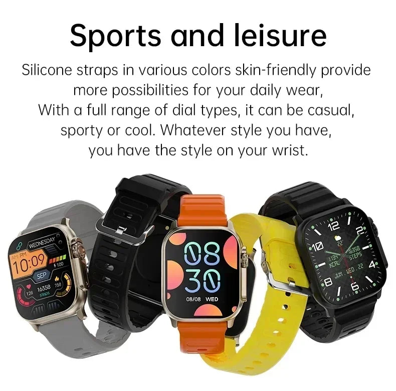 Wholesale Original T800 Ultra Smart Watch Men 49mm Series 8 AMOLED Screen NFC Compass Waterproof Watch IWO Ultra 9 Smartwatch