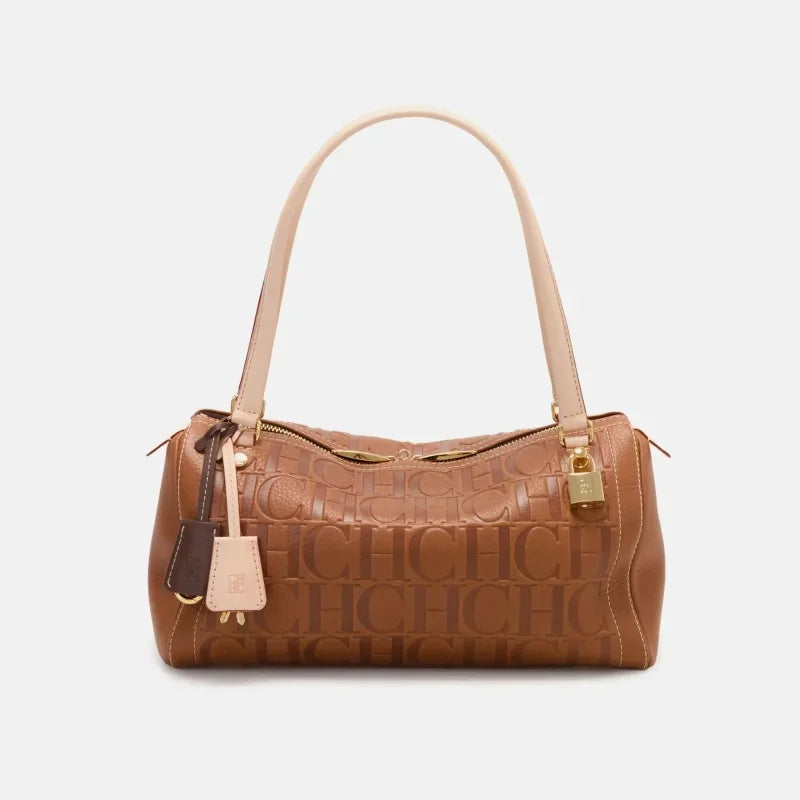 CH Women Handbag Luxury Monogram Embossed Top Handle Bag Shoulder Crossbody Bags For Ladies 2026 Designer High Quality Tote