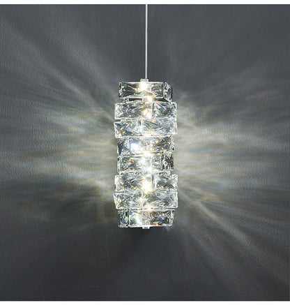 Luxury K9 Crystal Chandelier Dimmable Ceiling LED Pendant Lights Home Living Room Bedroom Indoor Atmosphere Decorative Lighting
