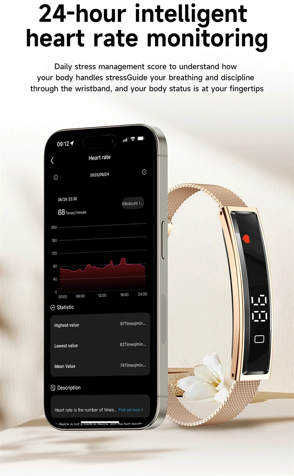 New Sports Waterproof Smart Band Bracelet Gesture Control Heart Rate Blood Oxygen Sleep Monitor Pedometer Screen Smartwatch 2026