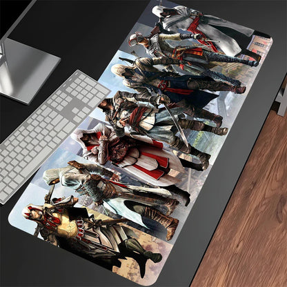 Game Assassin s Creed Mouse Pad Cartoon Lockedge Large Gaming Pad Computer Gamer Keyboard Mat Non-slip Mousepad PC Big Desk Mats