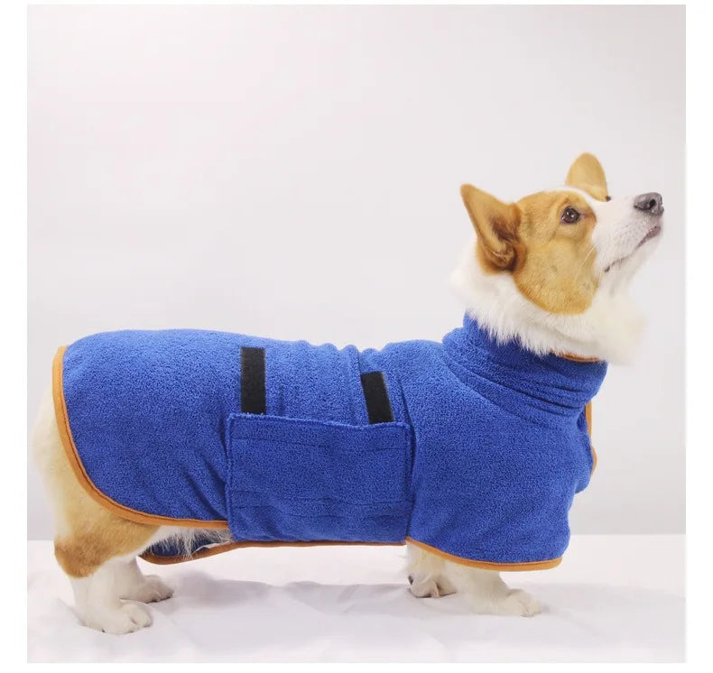 New Dog Bathrobe Absorbent Pet Quick Drying Bath Towel Dog Bath Towel Large Small Dogs Clean Absorbent Bathrobe Cat Pet Products