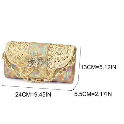 Elegant Peep Toe Low Heels Rhinestone Handbag Set for Women Bag and Shoe Woman Set Luxury Wedding Party Footwear and Accessory