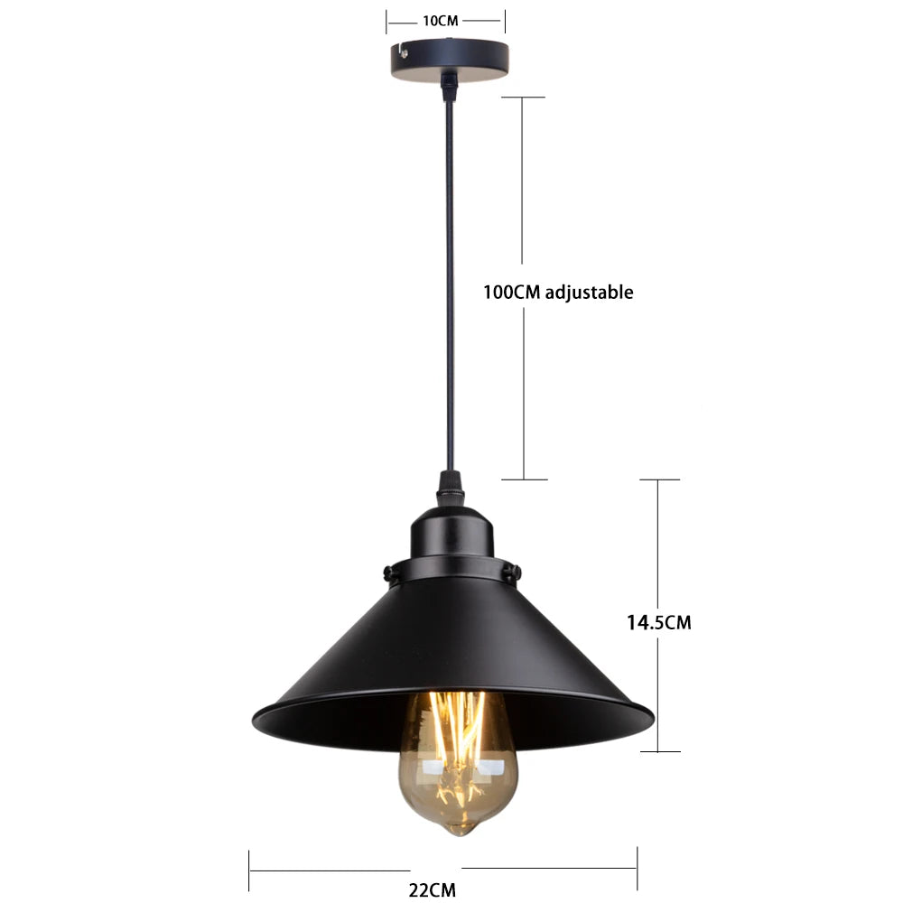 Vintage Pendant Lights Loft Russia Pendant Lamp Retro Hanging Lamp Lampshade For Kitchen Dining Bedroom Home Lighting E27