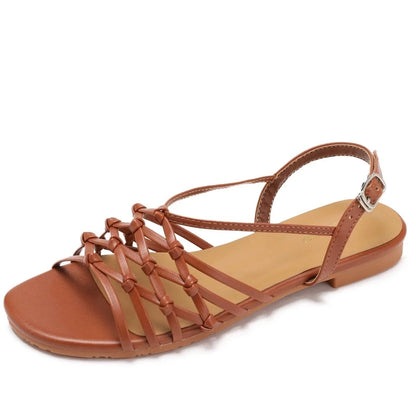 ZAROY Luxury Gold Gladiator Flat Sandals Woman Summer Narrow Band Open Toe Roman Shoes Casual Strap Sandalia Zapatos босон