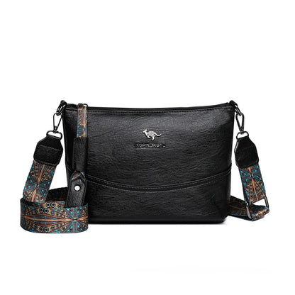 Solid Color Luxury Designer High Quality Leather Women's Handbag Purses Multifunctional Ladies Shoulder Messenger Bags Sac Femme