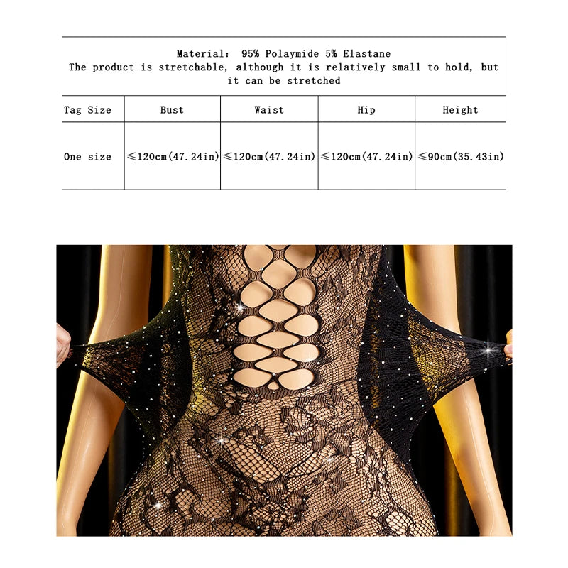1PC Sexy Women Fishnet Cover Up Without Bikini Hollow Out Bodycon Dress  See Through Beachwear Summer Women's Swimwear T668