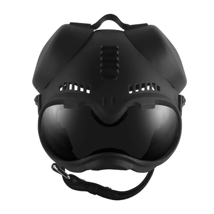 ATUBAN Tactical Dog Military Hunting Training K9 Helmet, Large Dog Patrol Dogs Sheepdog Pet Motorcycle Protective Helmet Goggles