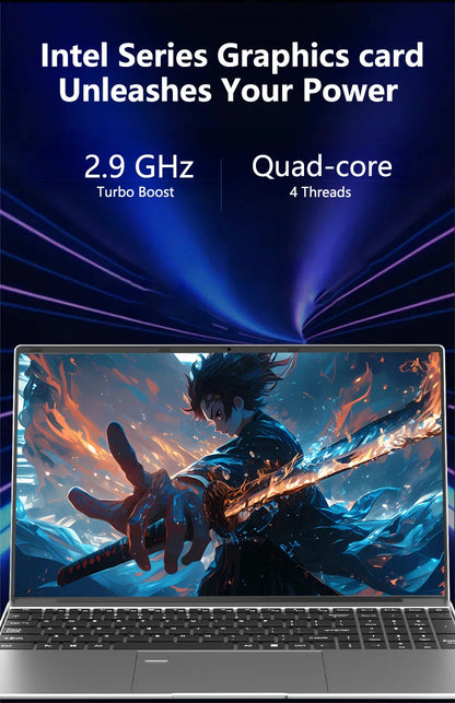 15.6' Intel Core I9 10980HK Windows 11 Pro Laptop Computer 32GB RAM 512GB 1TB 2TB SSD Portable Notebook PC Office Study Laptops