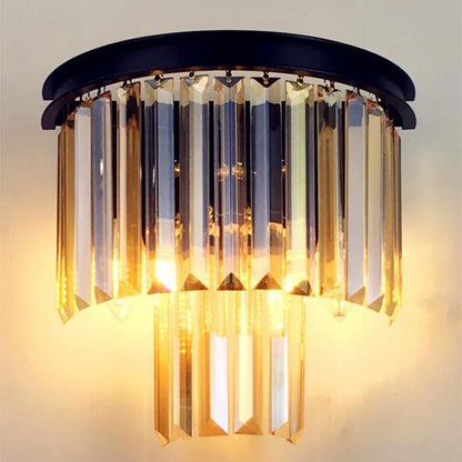 Modern Luxury Crystal Chandelier Gold Ceiling Pendant Lights for Living Room Chandeliers Villa Kitchen Decoration Round Lamp