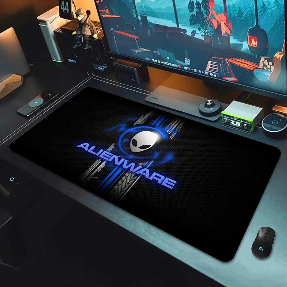 XXL Mouse Pad Computer Custom Desktop Mouse Pads Alienware LOGO Mousepad Natural Rubber Lauge Mouse Mat Anti-slip Soft Carpe