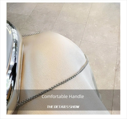 Fashion Acrylic Clutch Bags Elegant Small Handbags Portable Handle Wrist Bag for Women