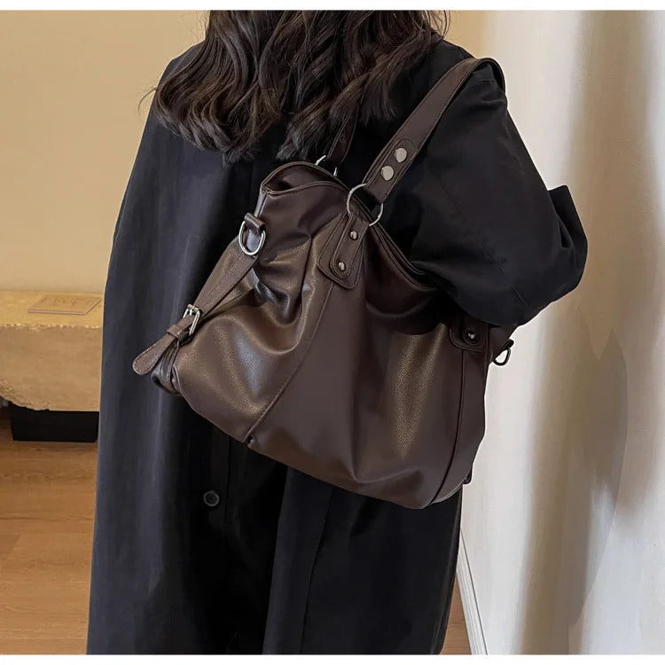 Female Hobo Handbag Large Capacity Shoulder Bags Big Stylsih Tote Bag Ladies Soft Leather Hobos Messenger Bags Women Сумочки