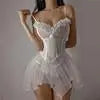 Sexy Lingerie Mesh Bodystockings Fishnet Jumpsuit Hollow See Through Tight Lingerie Erotic Pajamas Elastic Night Club Underwear