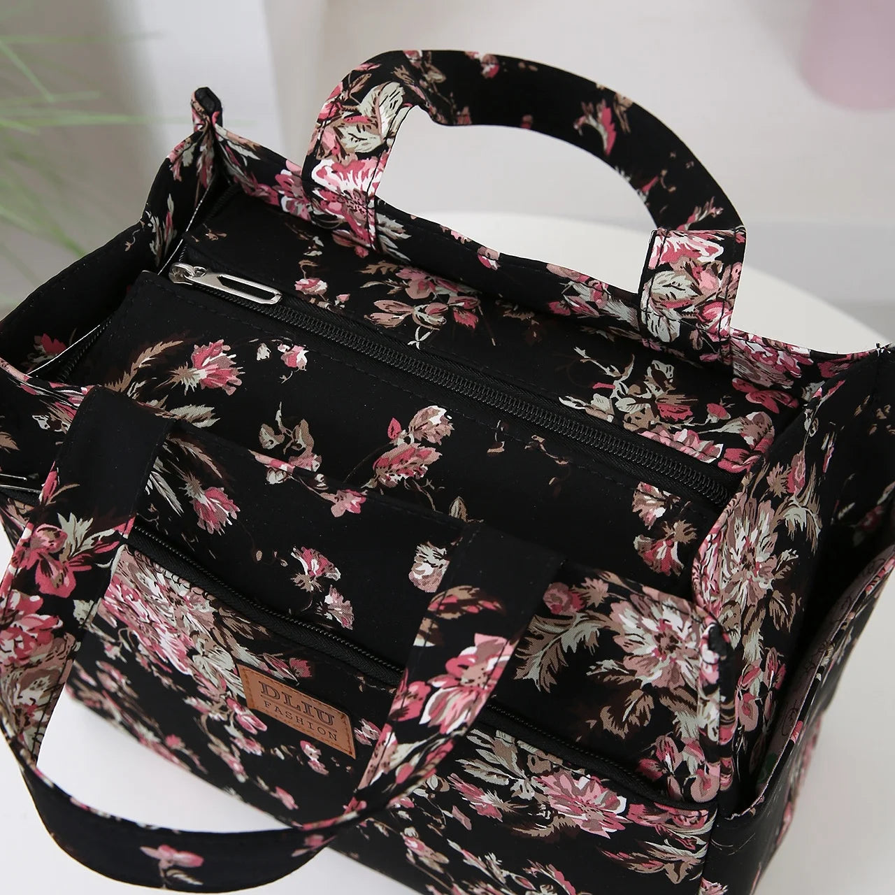 New Large Capacity Thickened Cloth Art Handbag Minimalist Work Lunch Box Storage Bag Suitable for Shopping Miscellaneous Uses