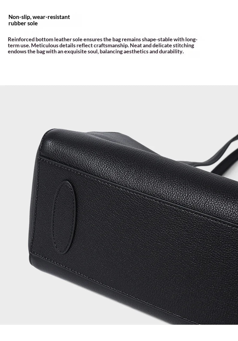 Cow Genuine Leather Underarm Bags Female Fashion Women's Bag Top-grain Leather Shoulder Handbag Ladies Luxury Designer Handbags