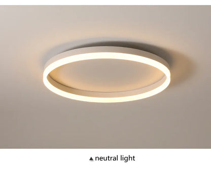 Modern Bedroom led Ceiling Lights Round Remote Control Dimmable led Living Room Ceiling Light White/Black Indoor Ceiling Lights