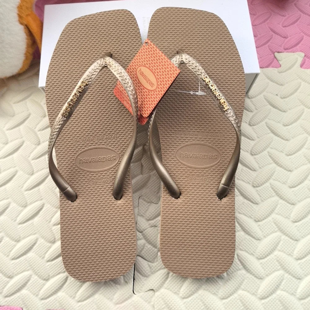 New Brand Flip-flops for 2026 Rubber Flip-flops Rubber Soft and Comfortable Travel Slippers Indoor and Outdoor Anti-slip Shoes
