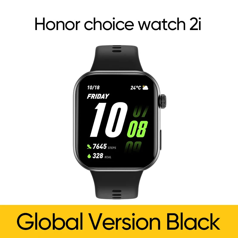 HONOR CHOICE Watch 2i Global Version 14-Day Long Battery life 1.85" AMOLED Screen Smart Watch Bluetooth Call on Watch