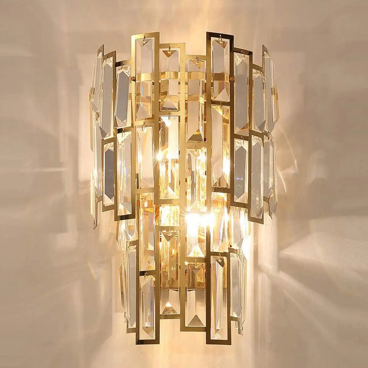 Luxury Dining Living Room Chandelier Modern Round Ceiling Pendant Lights Interior Decoration Golde Crystal Led Ceiling Light