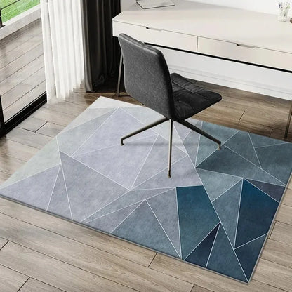 Simple E-Sports Chair Carpets Floor Mat Study Desk Computer Swivel Chair Carpet Bedroom Soiled Foot Mat Carpet Home Decoration