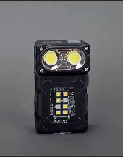 Tactical Portable Work Light EDC Flashlight Tool Mini LED Flashlight Outdoor Camping Hiking Tool MOLLE Flash Light Rechargeable