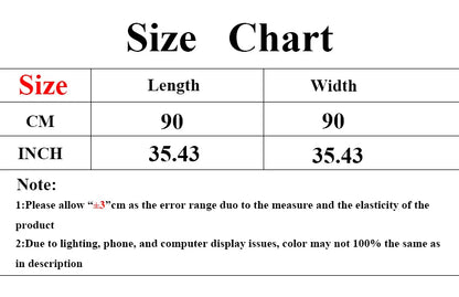 90*90CM Headwrap Heavy Chiffon Square Scarf Muslim Hijabs Women Underscarf Fashion Casual Plain Color Hijab