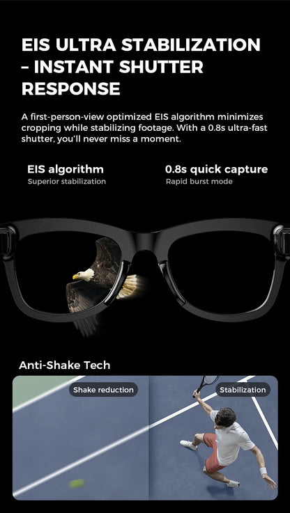 M01 Smart Glasses Video Recording Camera Sunglasses AI Translation Technological Gadgets Sports VR Headphones for Man Woman 2026