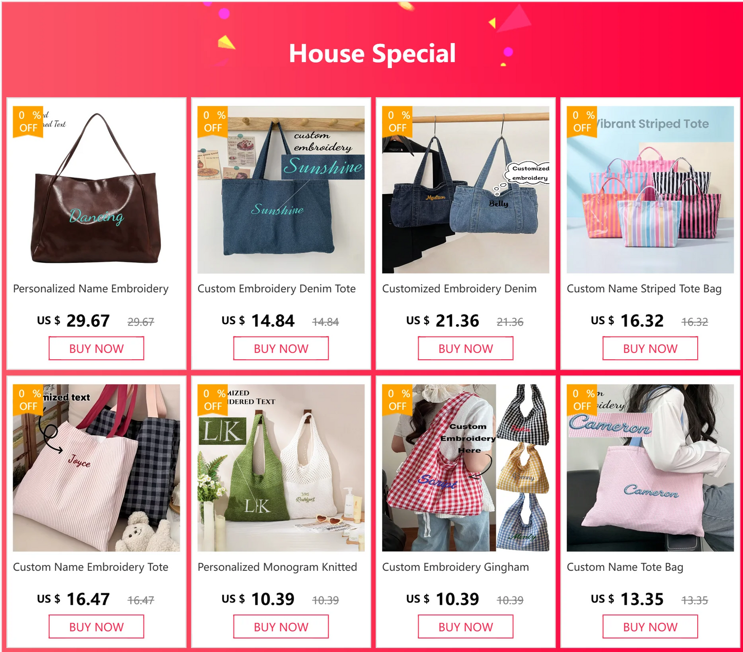 Personalized Name Embroidery Women's Large Tote Bag Brown Faux Leather Shoulder Handbag Vintage Soft Casual Bag for Work Travel