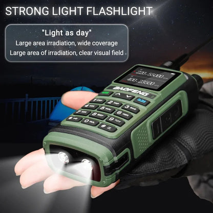 Baofeng 10W Ham Radio Uv-17R Long Range Walkie Talkie 999Ch Wireless Copy Air Band Type-C Emergency Tool For Enthusiasts