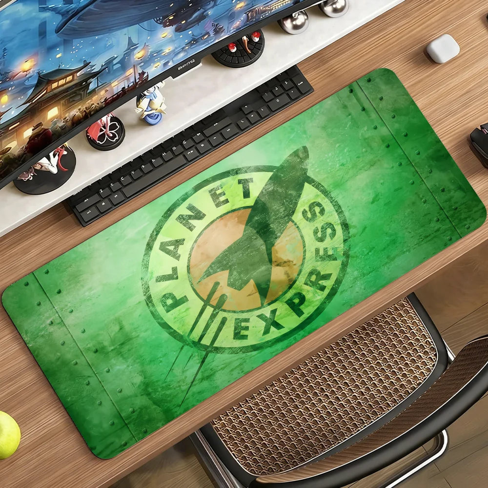 Cartoon F-Futurama-S Mouse Pad Non-slip Rubber Gamer Balance Computer Mat Decoracion Deskmat Laptop Office Large