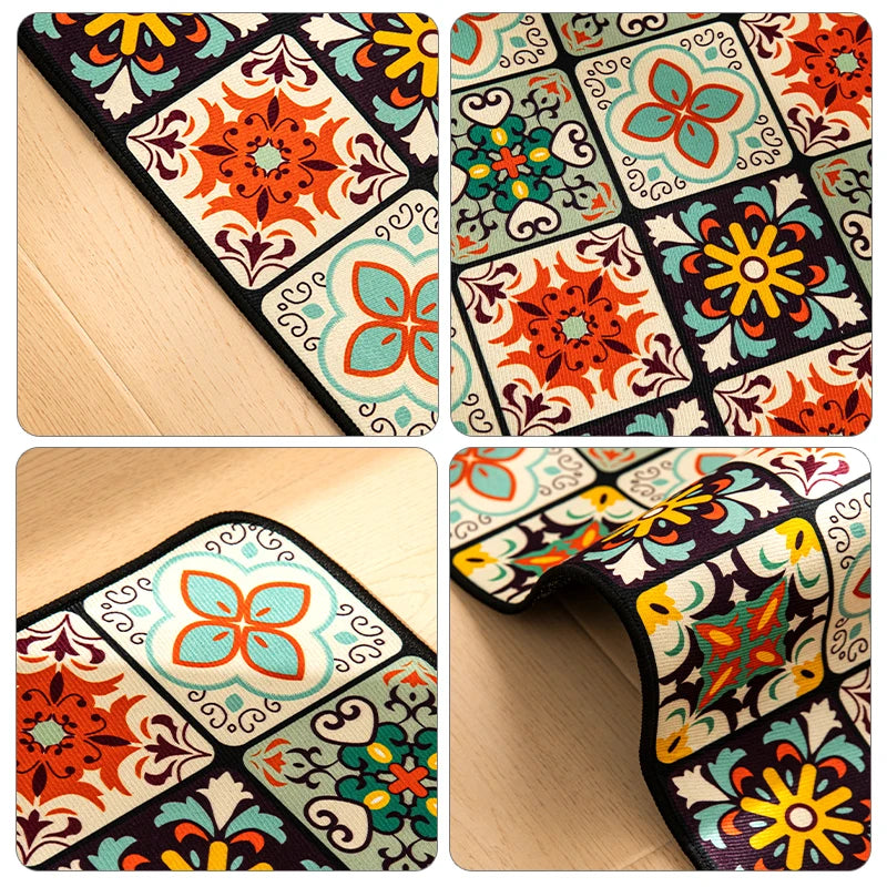 Japanese‑Style Diatomite Kitchen Runner Floor Mat Water & Oil Absorbent Non‑Slip Household Foot Mat for Kitchen Door Entrance