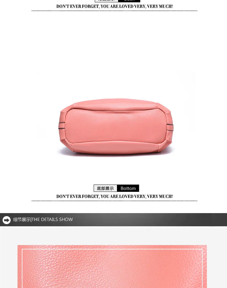 2026 Fashion Soft Leather Luxury Designer Handbag Large Capacity Women's Bag Women's One Shoulder Crossbody Bag Bolsas De Mujer