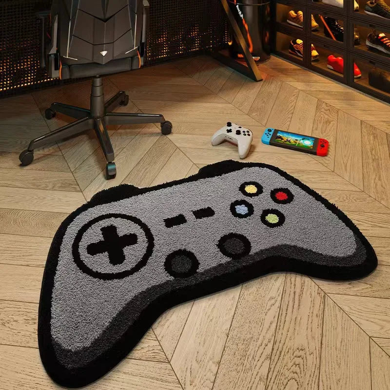 VIKAMA Gaming Rug for Kids Boy’s Bedroom Living Room Playroom  Non-Slip Gamer Carpet Children Gaming Area Rugs Home Decoration